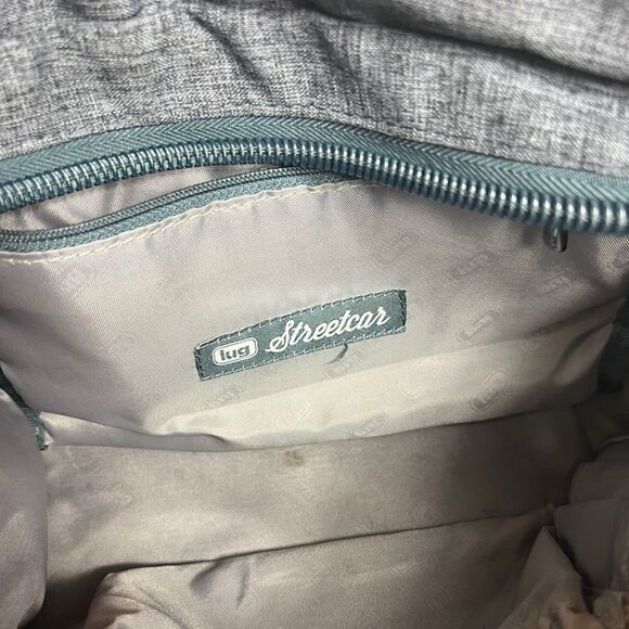 Lug Streetcar East West Shallow Travel Bag Grey - Picture 5 of 7